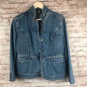 J. Jill Button Front Jean Jacket Size Small